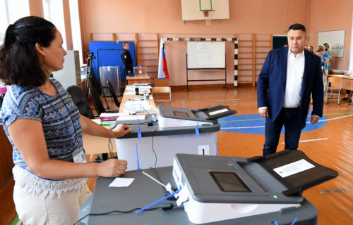 Игорь Руденя ознакомился с работой избирательных участков в Твери