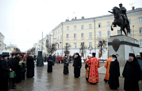 В столице Верхневолжья состоялось торжественное открытие площади Михаила Тверского
