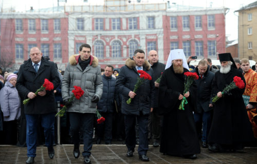 В столице Верхневолжья состоялось торжественное открытие площади Михаила Тверского