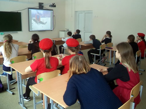 Урок Мужества «Горячее сердце» прошёл в Степуринской школе