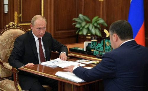 Игорь Руденя укрепил позиции в рейтинге губернаторов АПЭК после встречи с Владимиром Путиным