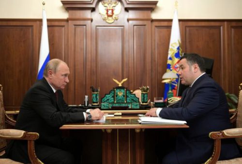 Встреча Владимира Путина и Игоря Рудени вошла в рейтинг «Губернаторская повестка»