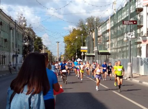 Старичане вышли на Тверской марафон