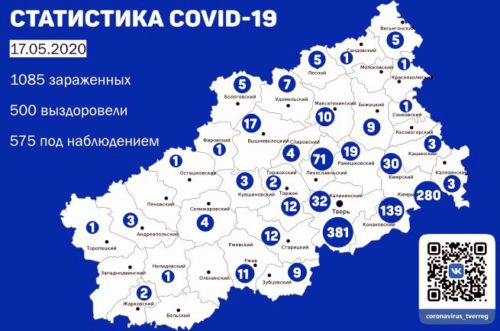 В Тверской области после коронавируса выздоровели 500 человек