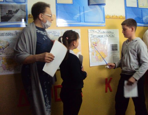 Васильевские школьники вышли на «Дорогу к Победе»