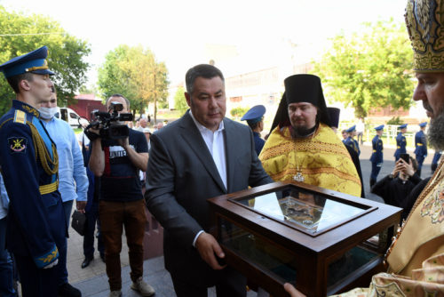 В Тверскую область прибыл ковчег с мощами святого благоверного князя Александра Невского