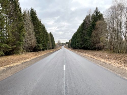 В Старицком районе по нацпроекту отремонтировано 6 км автодороги, соединяющей Тверскую и Московскую области