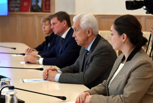 Губернатор Игорь Руденя провёл встречу с сенаторами и депутатами, представляющими в российском парламенте Тверскую область