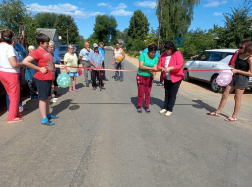 В деревне Васильевское по ППМИ отремонтировали дорогу