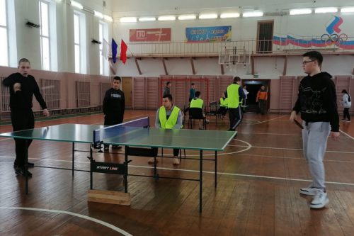 Школьники района вышли на Спартакиаду по настольному теннису