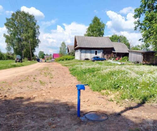 В деревне Турково по проекту ППМИ отремонтировали участок водопровода 